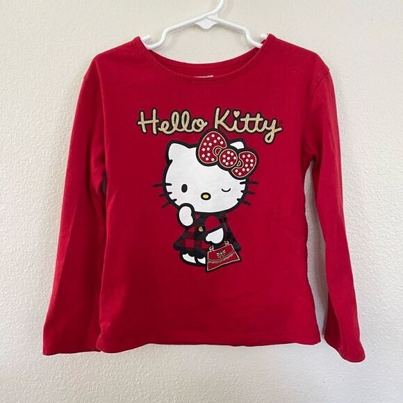 Garanimals Hello Kitty Red Long Sleeve Graphic Shirt - Picture 1 of 4